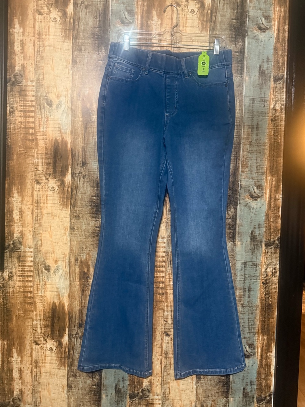 Susan Graver Dark Blue Flare Jeans